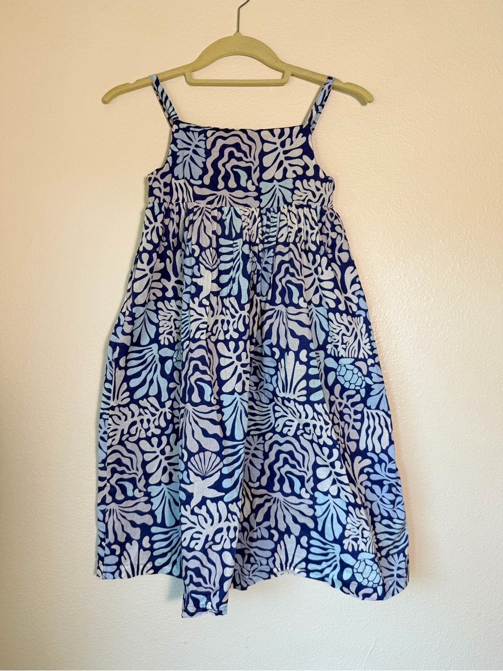 Mini Boden Starboard Coral Reef Dress, 8-9 years old